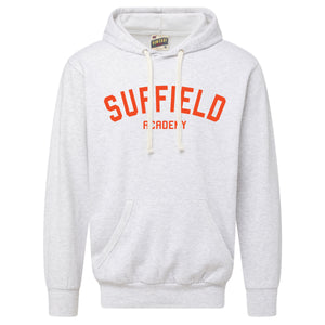 MV Sport White Hoodie with Orange Suffield Academy Embroidery