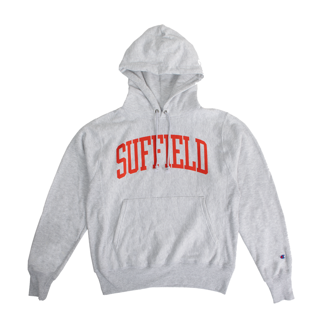 Champion Silver Grey Hood with Orange Suffield