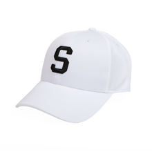 Load image into Gallery viewer, Champion "S" Hat, Relaxed Twill, White
