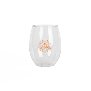 ES Sports Clear Plastic Wine Glass