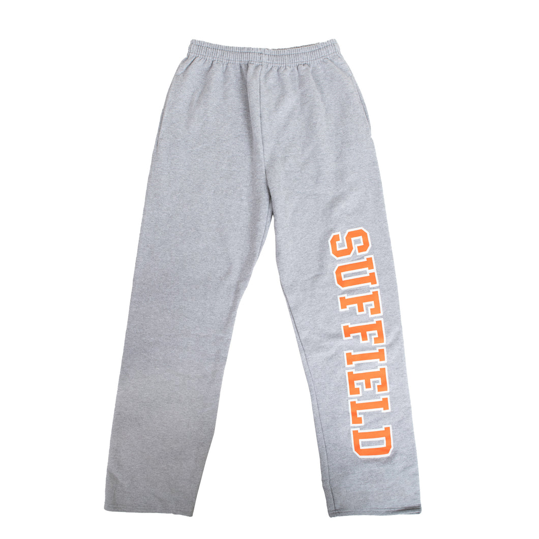 MV Sport Gray Open Bottom Sweatpants