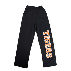 MV Sport Open Bottom Black sweatpants