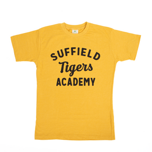 MV Sport Suffield Academy Tigers Short Sleeve Tee Yellow/Black Combo