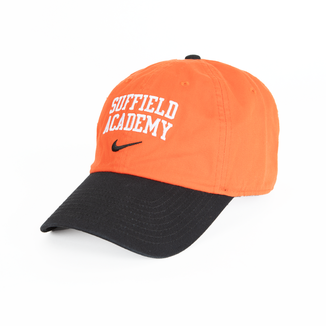 Nike Orange Cap with Black Lid