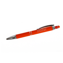 Load image into Gallery viewer, Pen Blue Ink Double Silver Band Heavy Suffield Academy
