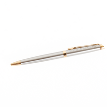 Load image into Gallery viewer, Silver &amp; Gold Waterman Pen with Suffield Academy
