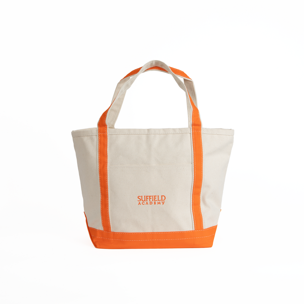 Suffield Academy Canvas Zip-top Tote