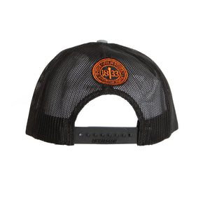 Whips Trucker Hat with Front and Back Patch